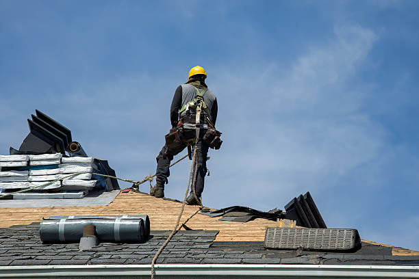Professional Gutter Installation technician working in South Chatham, MA